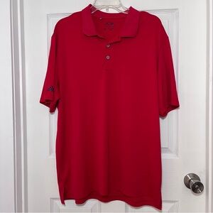 Adidas Men's Red Polo Shirt